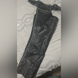Black Leather Jacket Sleeve